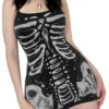 Women's Skull Graphic Sling Dress